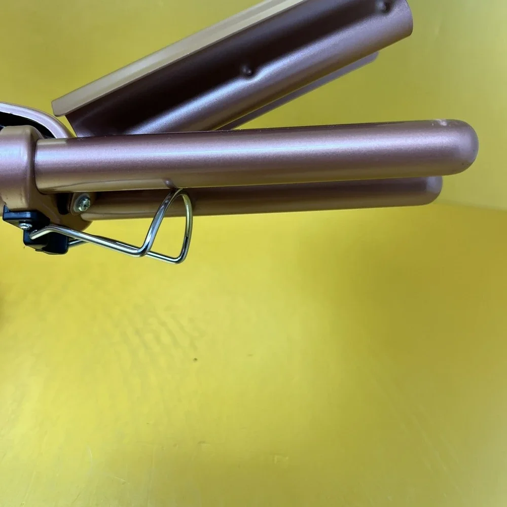Conair Double Ceramic Triple Barrel Curl Styling Waver Rose Gold Hair Tool